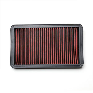 Red Performance Washable Cotton Airbox Drop-In Panel Air Filter For 97-01 Camry-Performance-BuildFastCar