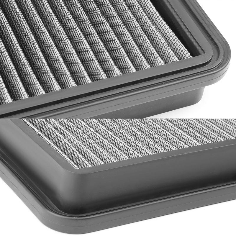 Silver High Flow Washable/Reusable Drop-In Panel Air Filter For 98-03 Sienna-Performance-BuildFastCar