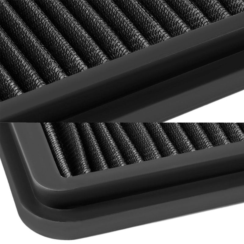 Reusable Black High Flow Drop-In Panel Air Filter For Toyota 03-08 4Runner 4.7L-Performance-BuildFastCar