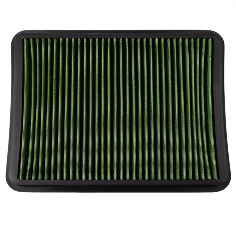 Reusable Green High Flow Drop-In Panel Air Filter For Toyota 03-08 4Runner 4.7L-Performance-BuildFastCar