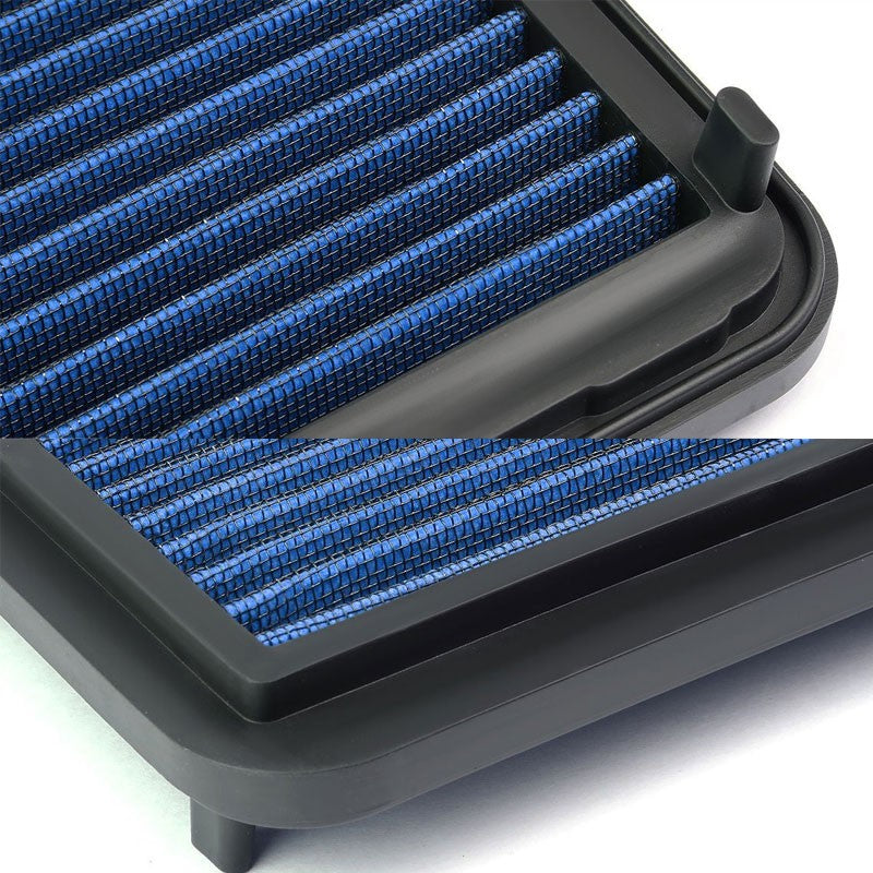 Blue High Flow Washable/Reusable Airbox Drop-In Panel Air Filter For 01-03 Prius-Performance-BuildFastCar