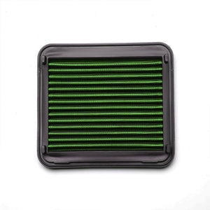 Green High Flow Washable/Reuse Airbox Drop-In Panel Air Filter For 01-03 Prius-Performance-BuildFastCar