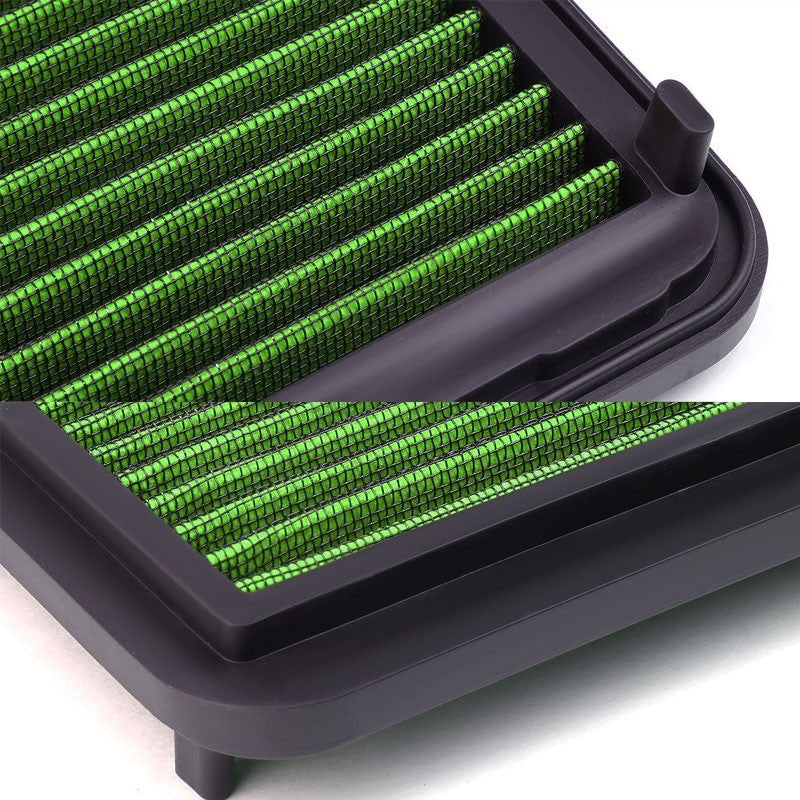Green High Flow Washable/Reuse Airbox Drop-In Panel Air Filter For 01-03 Prius-Performance-BuildFastCar