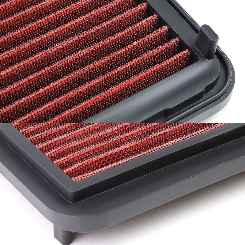 Red Performance Washable/Reuse Airbox Drop-In Panel Air Filter For 01-03 Prius-Performance-BuildFastCar