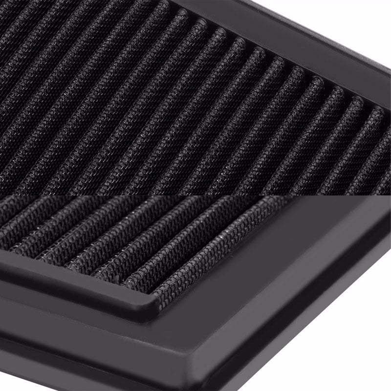 Reusable Black High Flow Drop-In Panel Air Filter For Subaru 96-04 Legacy 2.2L-Performance-BuildFastCar