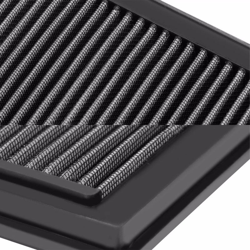 Reusable Silver High Flow Drop-In Panel Air Filter For Subaru 96-04 Legacy 2.2L-Performance-BuildFastCar