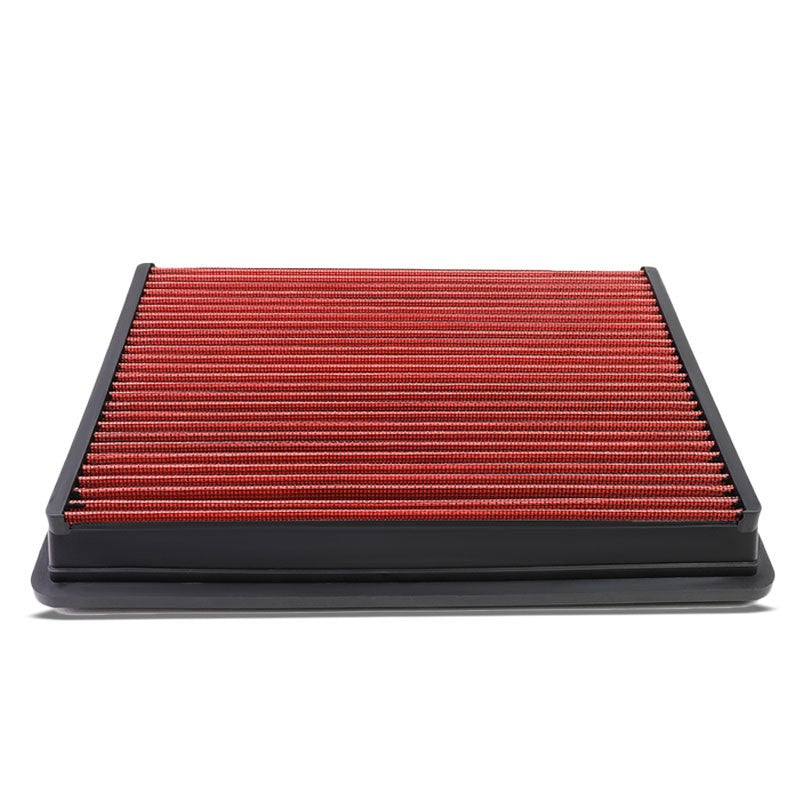 Red High Flow Washable AirboxDropIn Panel Air Filter For 04-16 Silverado 2500 HD-Performance-BuildFastCar