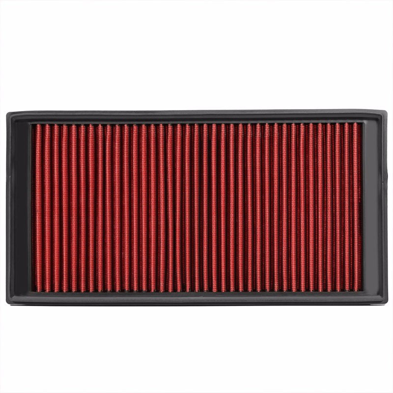 Reusable Red High Flow Cotton Drop-In Panel Air Filter For VW 98-05 Beetle 1.8T-Performance-BuildFastCar