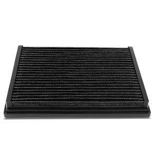 Black High Flow Washable Drop-In Panel Air Filter For 96-01 A4/Quattro 1.8/2.8-Performance-BuildFastCar