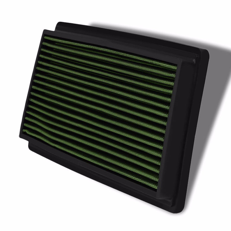 Reusable Green High Flow Drop-In Panel Air Filter For Jeep 96-01 Cherokee 2.5L-Performance-BuildFastCar