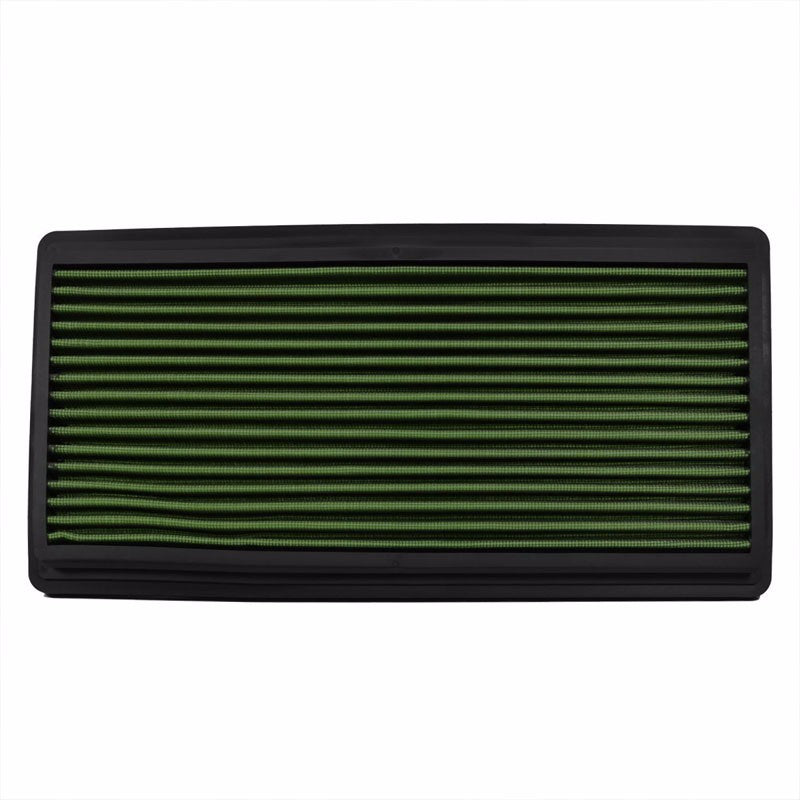 Reusable Green High Flow Drop-In Panel Air Filter For Jeep 96-01 Cherokee 2.5L-Performance-BuildFastCar