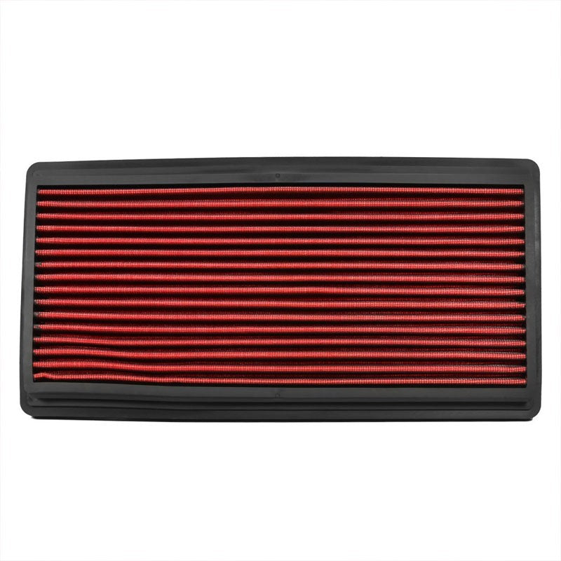 Reusable Red High Flow Drop-In Panel Air Filter For Jeep 96-01 Cherokee 2.5L-Performance-BuildFastCar
