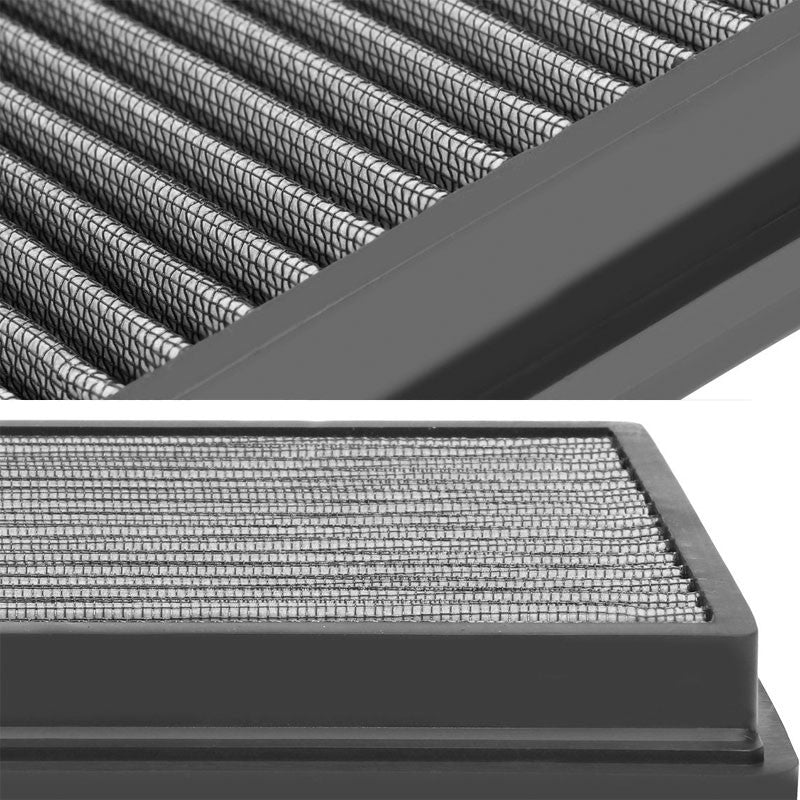 Reusable Silver High Flow Drop-In Panel Air Filter For Jeep 96-01 Cherokee 2.5L-Performance-BuildFastCar