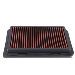 Red Performance Washable Airbox Drop-In Panel Air Filter For 09-17 Corolla 1.8L-Performance-BuildFastCar