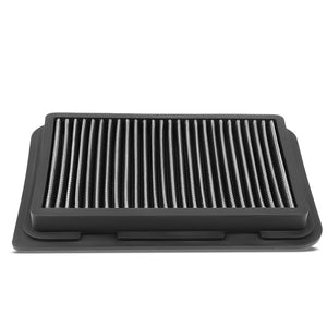 Silver High Flow Washable/Reusable Drop-In Panel Air Filter For 07-17 Yaris 1.5L-Performance-BuildFastCar