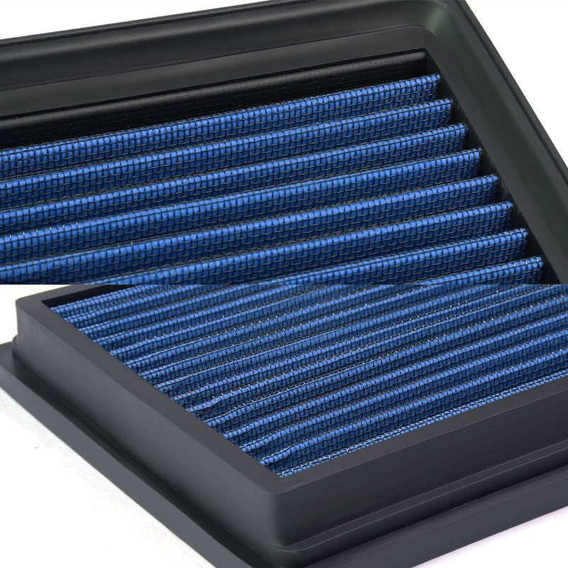 Blue High Flow Washable/Reusable Drop-In Panel Air Filter For 97-06 Wrangler-Performance-BuildFastCar