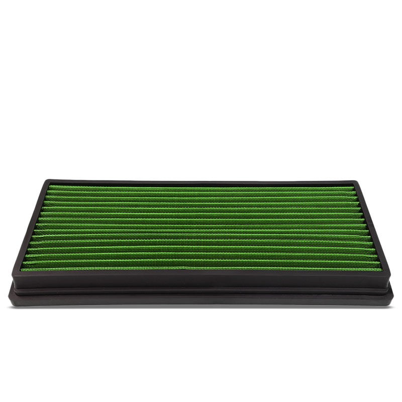 Green High Flow Washable Airbox Drop-In Panel Air Filter For 97-06 Wrangler-Performance-BuildFastCar