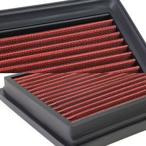 Red Performance Washable Airbox Drop-In Panel Air Filter For 97-06 Wrangler-Performance-BuildFastCar