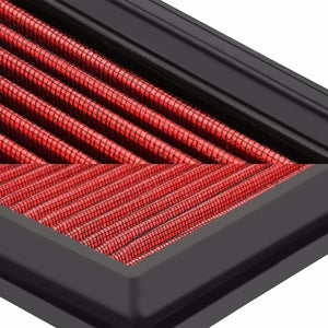 Reusable Red High Flow Drop-In Panel Air Filter For Honda 96-00 Civic 1.6L-Performance-BuildFastCar