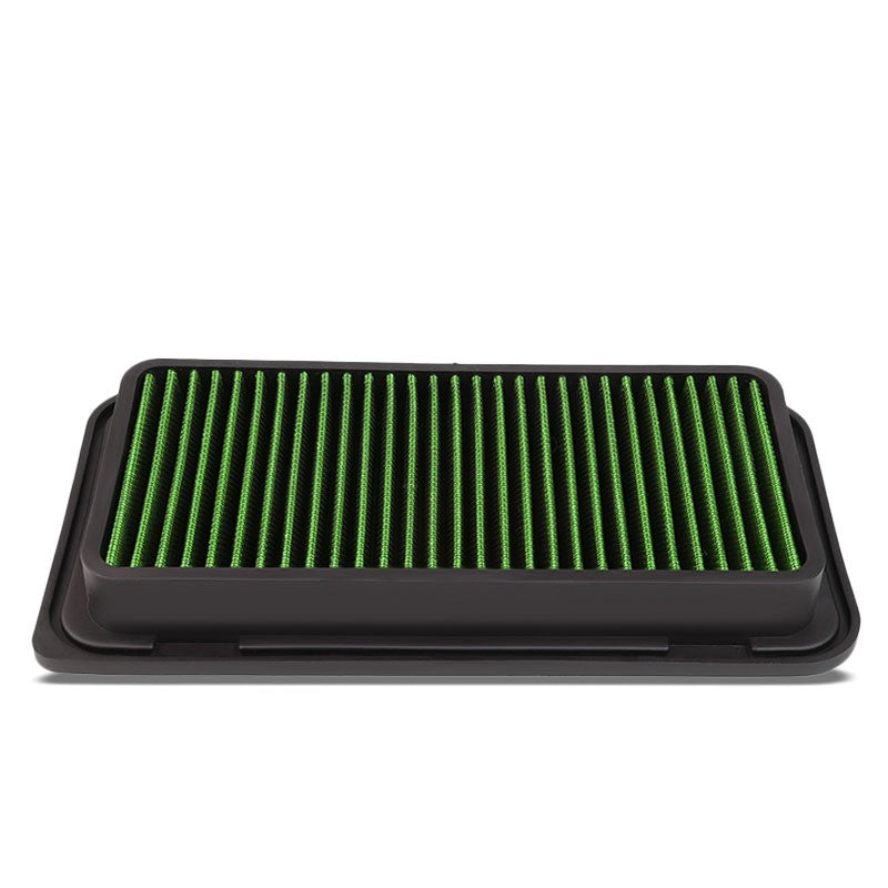 Green High Flow Washable/Reuse Airbox Drop-In Panel Air Filter For 13-17 BRZ-Performance-BuildFastCar