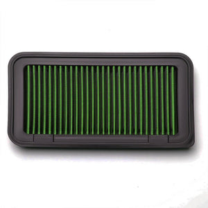 Green High Flow Washable/Reuse Airbox Drop-In Panel Air Filter For 13-17 BRZ-Performance-BuildFastCar