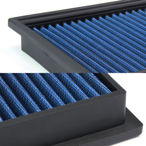 Blue High Flow Washable/Reusable Drop-In Panel Air Filter For 99-04 Frontier V6-Performance-BuildFastCar