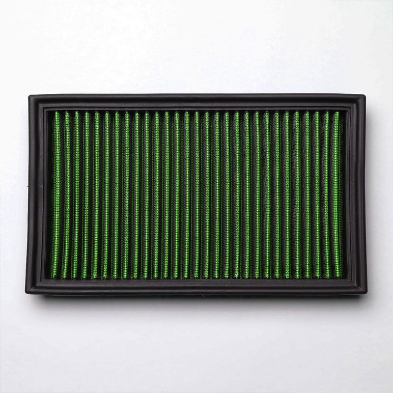Green High Flow Cotton Washable Drop-In Panel Air Filter For 90-16 Pathfinder V6-Performance-BuildFastCar
