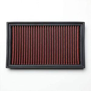 Red High Flow Cotton Washable Airbox Drop-In Panel Air Filter For 04-17 Quest-Performance-BuildFastCar