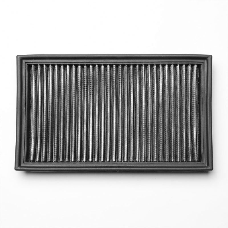 Silver High Flow Cotton Washable/Reusable Drop-In Panel Air Filter For 91-02 G20-Performance-BuildFastCar