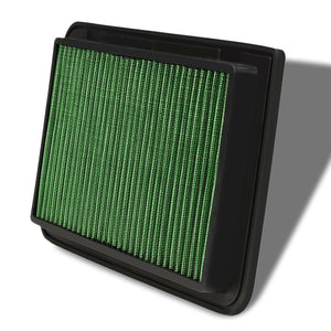 Reusable Green High Flow Drop-In Panel Air Filter For Toyota 01-13 Highlander-Performance-BuildFastCar