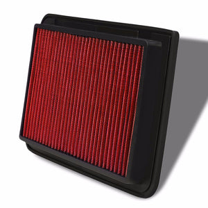 Reusable Red High Flow Drop-In Panel Air Filter For Toyota 01-13 Highlander 2.4L-Performance-BuildFastCar