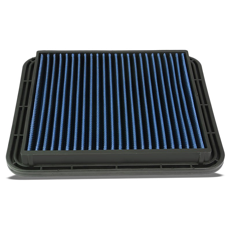 Blue High Flow Washable/Reuse Airbox DropIn Panel Air Filter For 01-05 IS300 3.0-Performance-BuildFastCar
