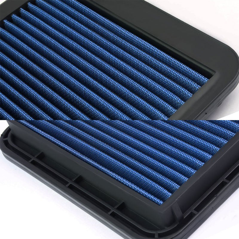Blue High Flow Washable/Reuse Airbox DropIn Panel Air Filter For 01-05 IS300 3.0-Performance-BuildFastCar