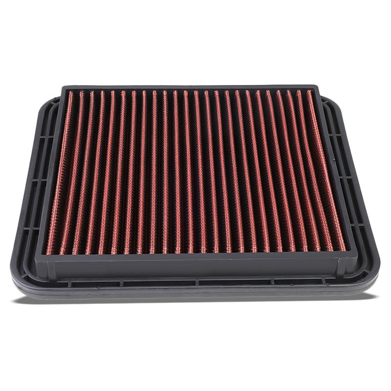 Red Performance Washable Airbox Drop-In Panel Air Filter For 01-05 IS300 3.0L-Performance-BuildFastCar