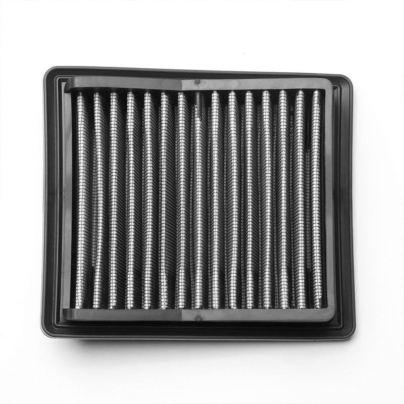 Silver Performance Washable Airbox Drop-In Panel Air Filter For 07-08 FIT 1.5L-Performance-BuildFastCar