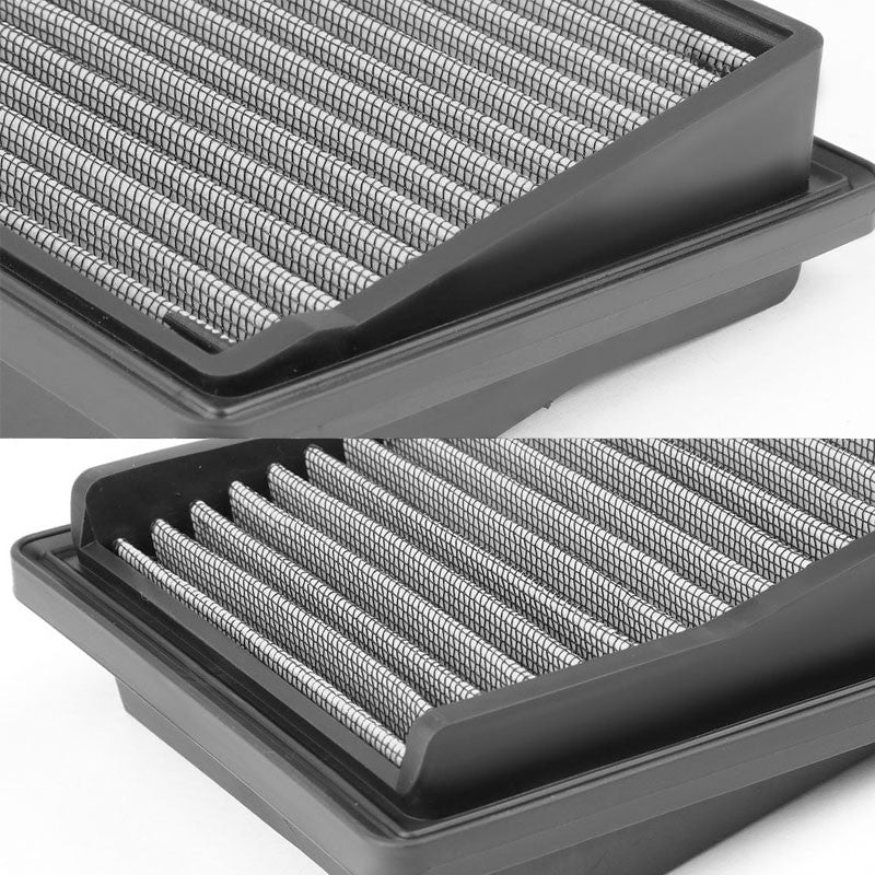 Silver Performance Washable Airbox Drop-In Panel Air Filter For 07-08 FIT 1.5L-Performance-BuildFastCar