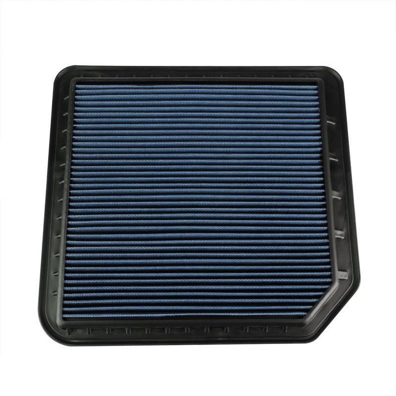 Reusable Blue High Flow Drop-In Panel Air Filter For 11-13 QX56/14-16 QX80-Performance-BuildFastCar