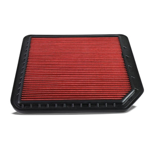 Wash/Reusable Red High Flow Drop-In Panel Air Filter For 11-13 QX56/14-16 QX80-Performance-BuildFastCar