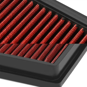 Reusable Red High Flow Drop-In Panel Air Filter For Toyota 08-17 Land Cruiser-Performance-BuildFastCar