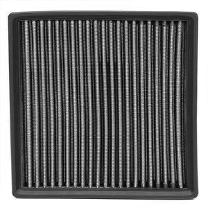 Reusable Silver High Flow Drop-In Panel Air Filter For Toyota 08-17 Land Cruiser-Performance-BuildFastCar