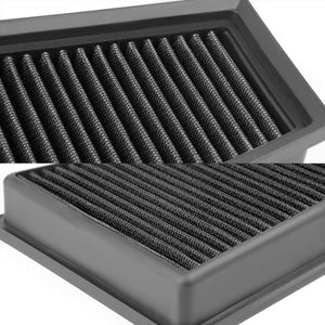 Black High Flow Washable Airbox Drop-In Panel Air Filter For 13-17 A250 2.0L-Performance-BuildFastCar