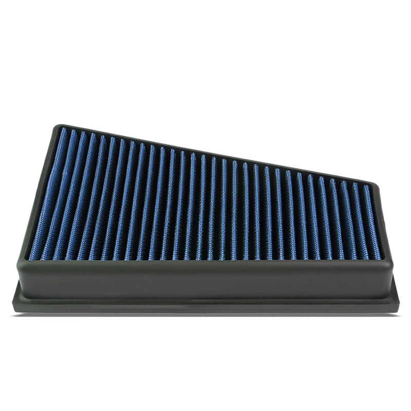 Blue High Flow Washable Airbox Drop-In Panel Air Filter For 15-17 CLA180 1.6L-Performance-BuildFastCar