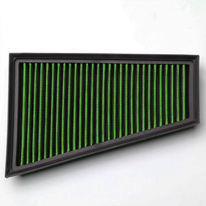 Green High Flow Washable Drop-In Panel Air Filter For 14-17 GLA200 1.6L 2.0L-Performance-BuildFastCar
