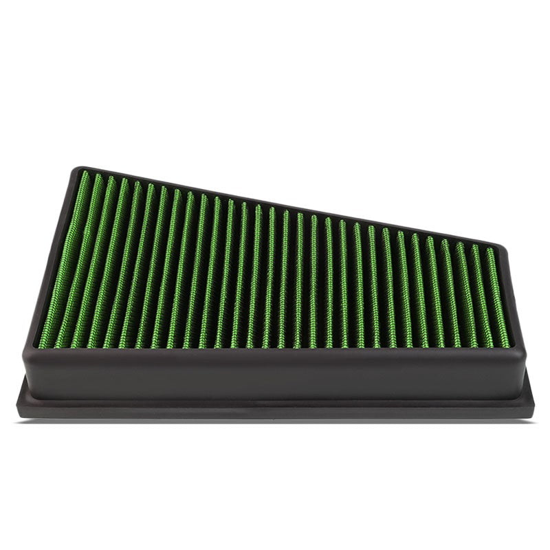 Green High Flow Washable Drop-In Panel Air Filter For 14-17 GLA200 1.6L 2.0L-Performance-BuildFastCar