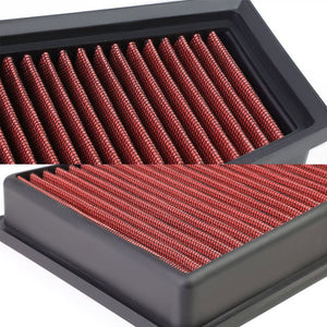 Red Performance Washable AirboxDrop-In Panel Air Filter For 14-17 GLA250 2.0L-Performance-BuildFastCar
