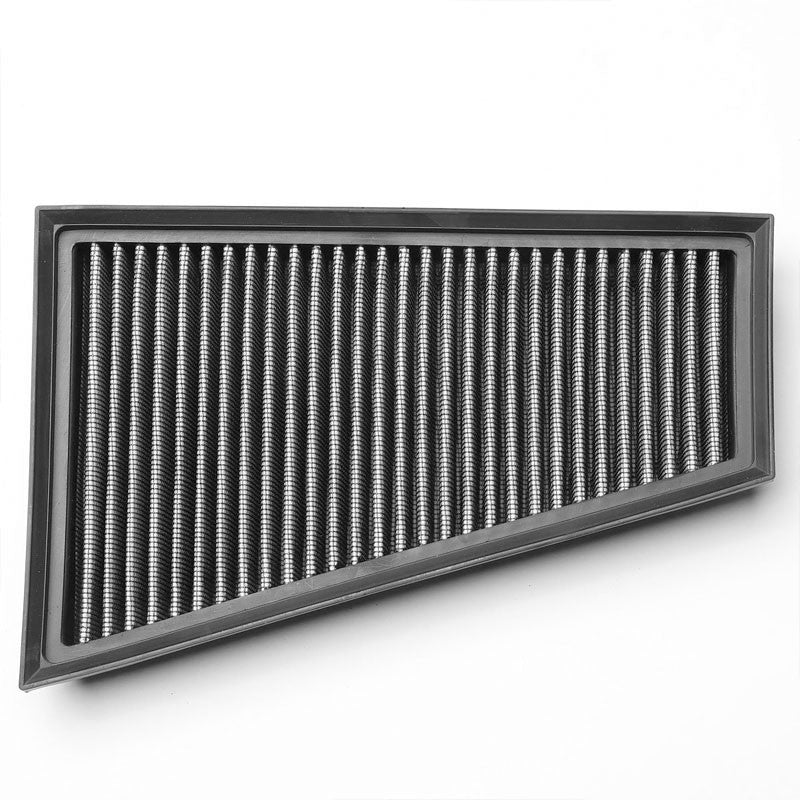 Silver High Flow Washable/Reusable Drop-In Panel Air Filter For 13-16 A180 1.6-Performance-BuildFastCar