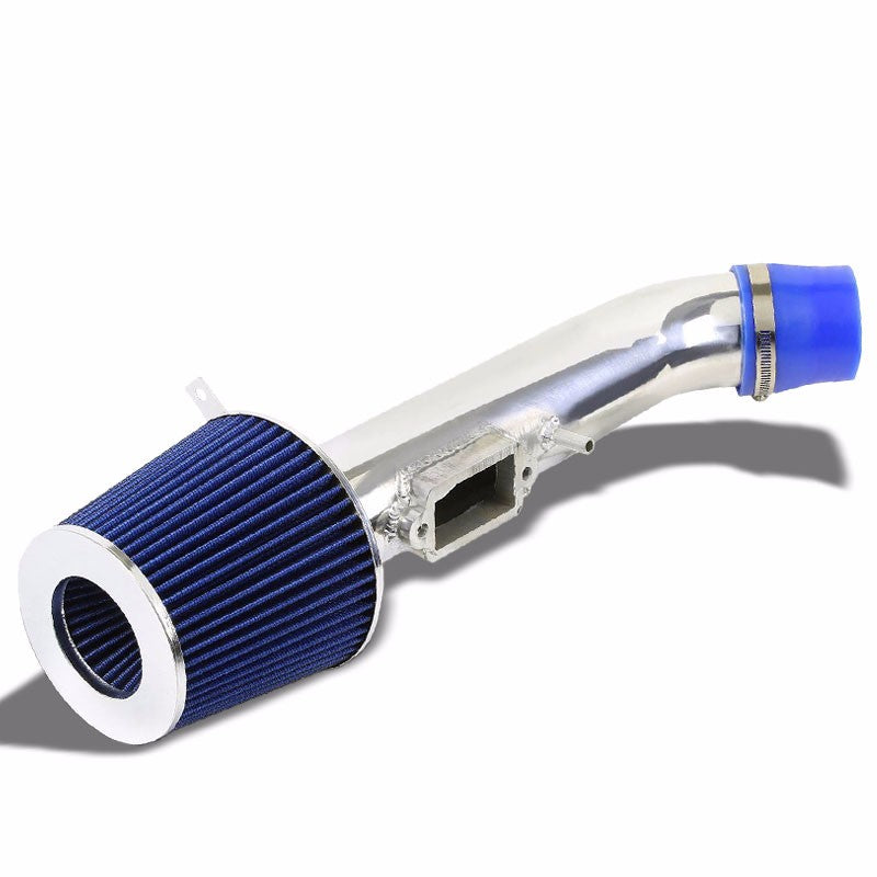 Polish Shortram Air Intake+Blue Dry Filter For Lexus 98-00 S160 GS300 3.0L 2JZ-Performance-BuildFastCar