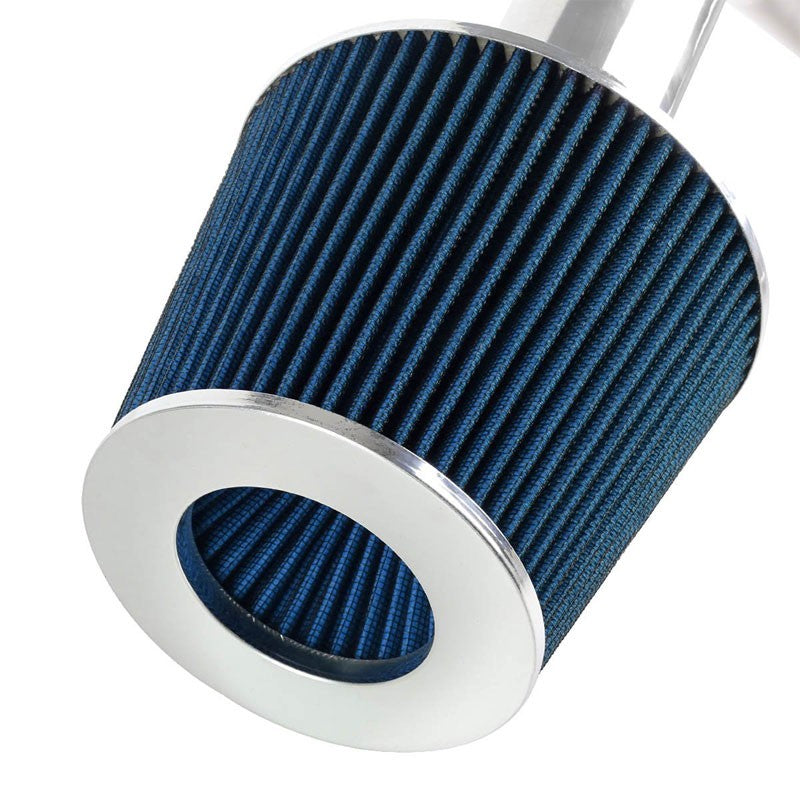 Shortram Air Intake Polish Pipe/Blue Filter For Nissan 07-12 Altima L32A D32 V6-Performance-BuildFastCar