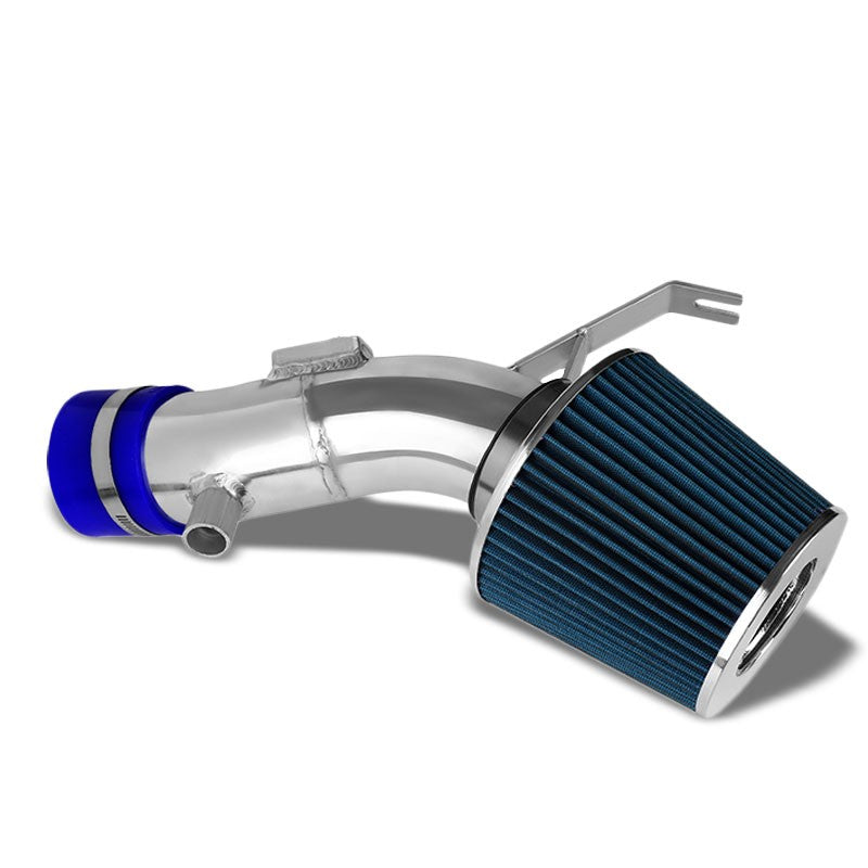 Shortram Air Intake Polish Pipe/Blue Filter For Nissan 07-12 Altima L32A D32 V6-Performance-BuildFastCar