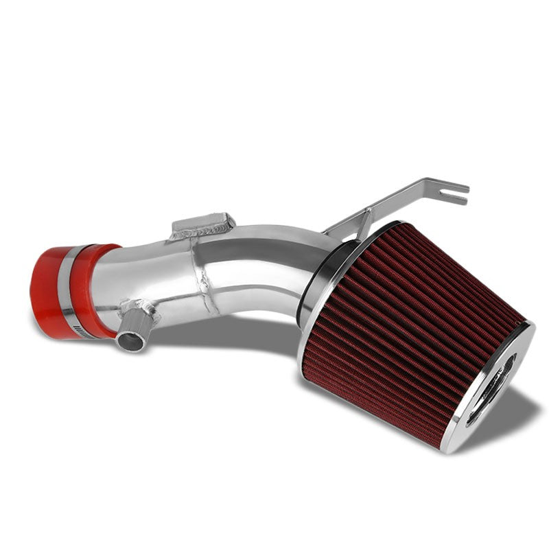 Shortram Air Intake Polish Pipe/Red Filter For Nissan 07-12 Altima L32A D32 V6-Performance-BuildFastCar